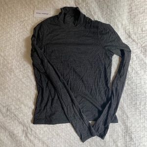 Outdoor Voices Gray Merino Turtleneck XS